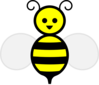 Cute Honey Bee Cartoon Clip Art